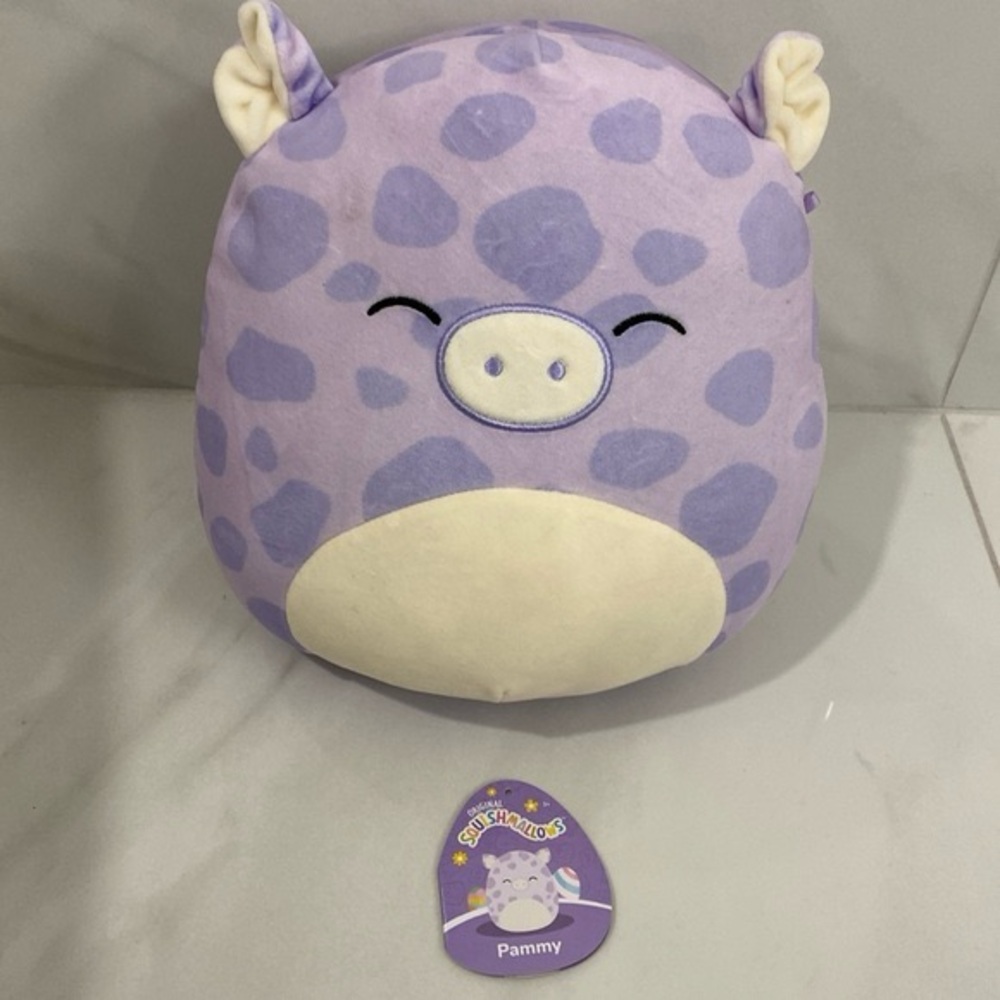 Squishmallows  Pammy 11  Purple Pig